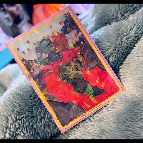 Pokémon Custom Hand Painted Colorful Pokémon Card - Picture 3 of 4